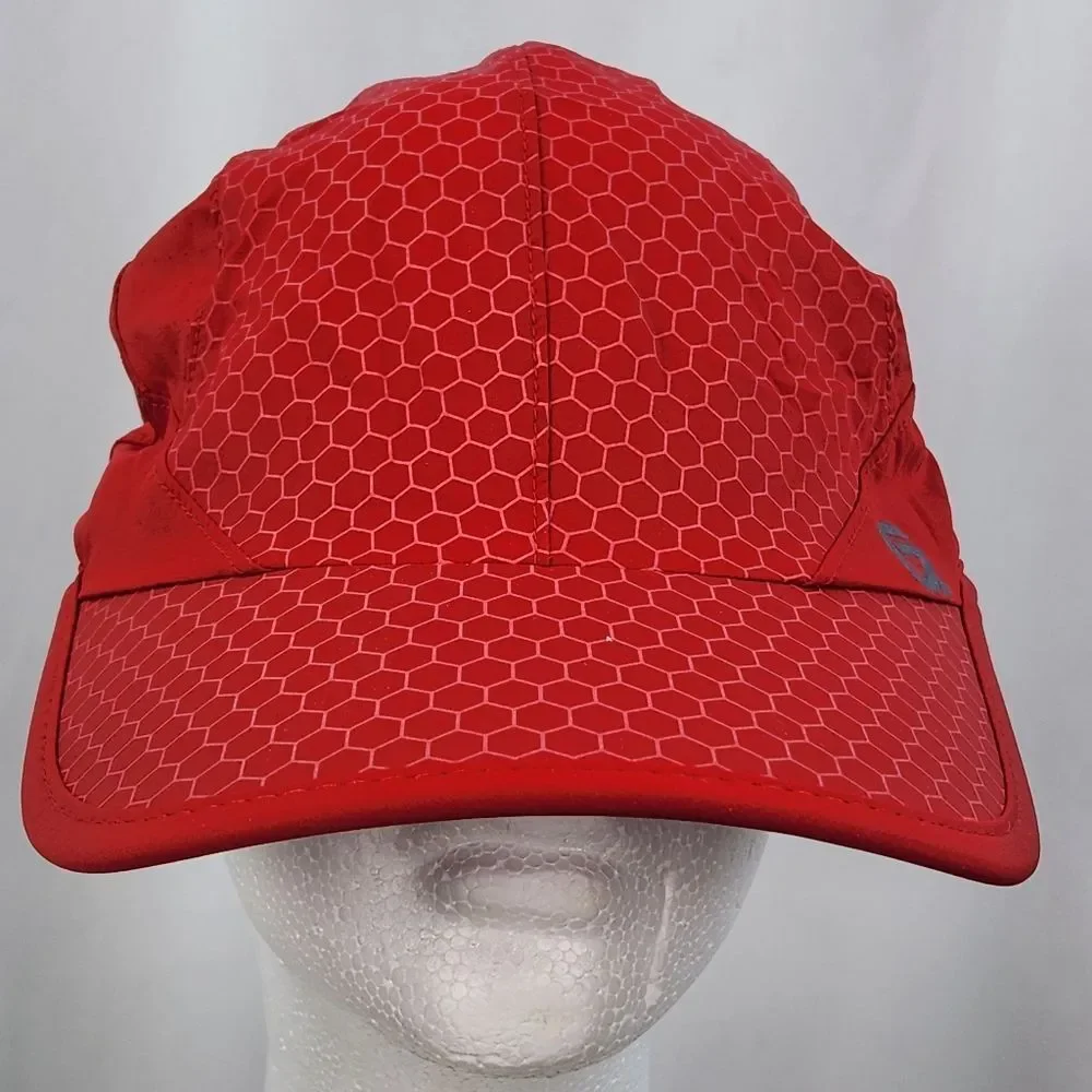 🔸️NWT Red Unstructured UPF 50+ Reflective Outdoors Unisex Hat